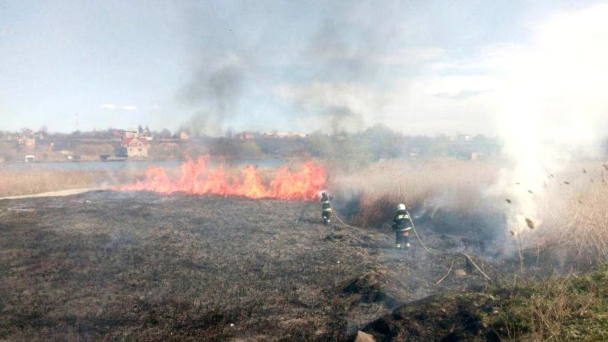 Гасіння поже і Чорнобильська зона