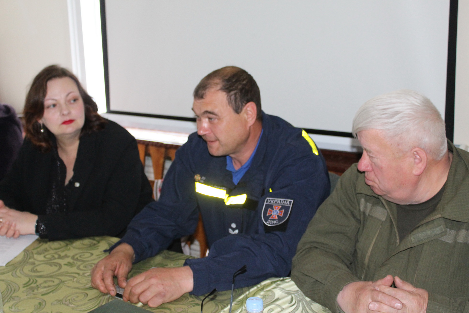 Виступ представника місцевої пожежної охорони